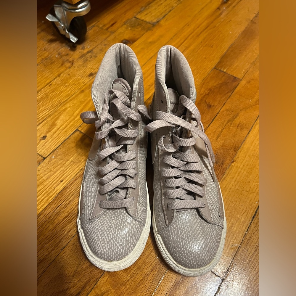 Like new Barney’s New York x Nike snakeskin high top sneakers